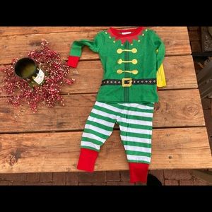 Baby Cotton Pajama 2 pc set Wondershop Elf, 12 mos